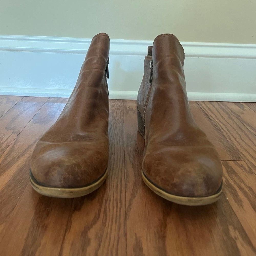 Lucky Brand Booties Leather Size 10 - Picture 2 of 9